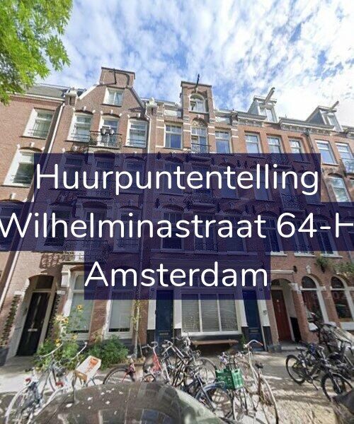 Foto gevel Huurpuntentelling voor Wilhelminastraat 64-H, Amsterdam