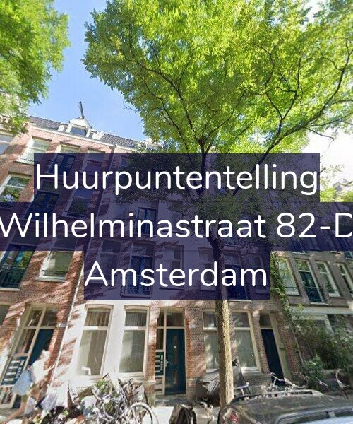 Foto gevel Huurpuntentelling voor Wilhelminastraat 82-D, Amsterdam