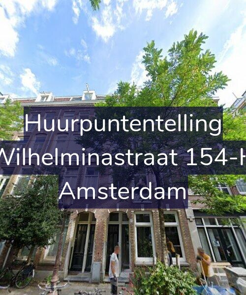 Foto gevel Huurpuntentelling voor Wilhelminastraat 154-H, Amsterdam