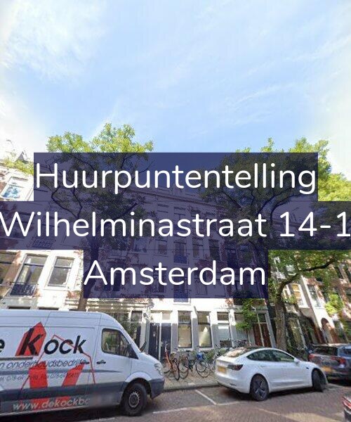 Foto gevel Huurpuntentelling voor Wilhelminastraat 14-1, Amsterdam