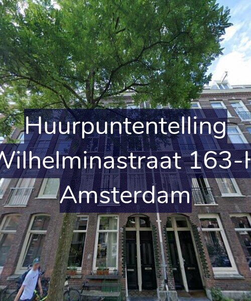 Foto gevel Huurpuntentelling voor Wilhelminastraat 163-H, Amsterdam
