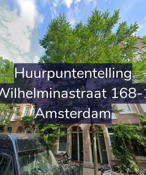 Foto gevel Huurpuntentelling voor Wilhelminastraat 168-1, Amsterdam