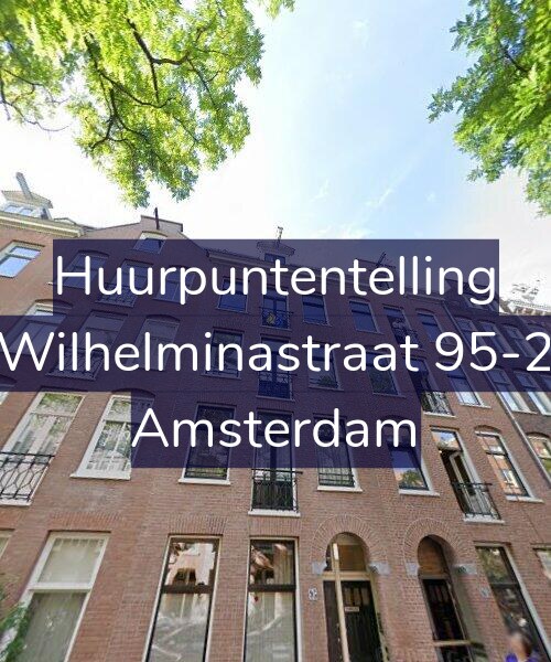Foto gevel Huurpuntentelling voor Wilhelminastraat 95-2, Amsterdam
