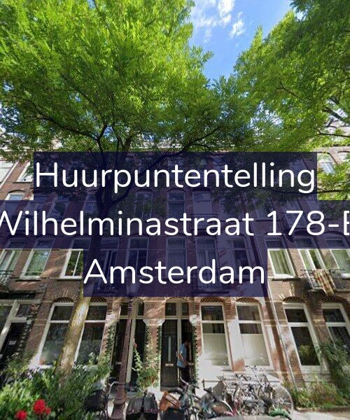 Foto gevel Huurpuntentelling voor Wilhelminastraat 178-B, Amsterdam