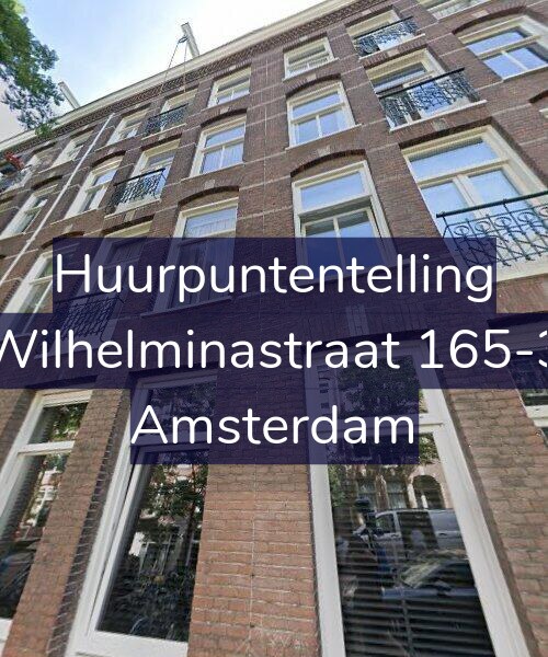 Foto gevel Huurpuntentelling voor Wilhelminastraat 165-3, Amsterdam