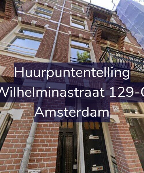 Foto gevel Huurpuntentelling voor Wilhelminastraat 129-C, Amsterdam