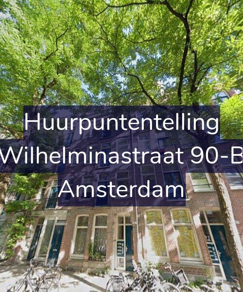 Foto gevel Huurpuntentelling voor Wilhelminastraat 90-B, Amsterdam