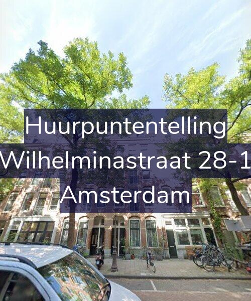 Foto gevel Huurpuntentelling voor Wilhelminastraat 28-1, Amsterdam
