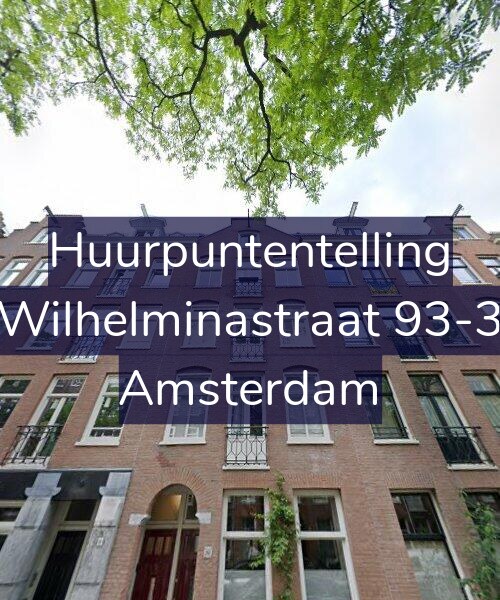 Foto gevel Huurpuntentelling voor Wilhelminastraat 93-3, Amsterdam