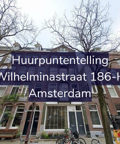 Foto gevel Huurpuntentelling voor Wilhelminastraat 186-H, Amsterdam