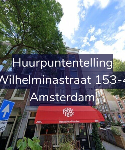 Foto gevel Huurpuntentelling voor Wilhelminastraat 153-4, Amsterdam