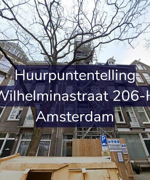 Foto gevel Huurpuntentelling voor Wilhelminastraat 206-H, Amsterdam