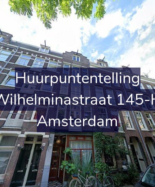 Foto gevel Huurpuntentelling voor Wilhelminastraat 145-H, Amsterdam