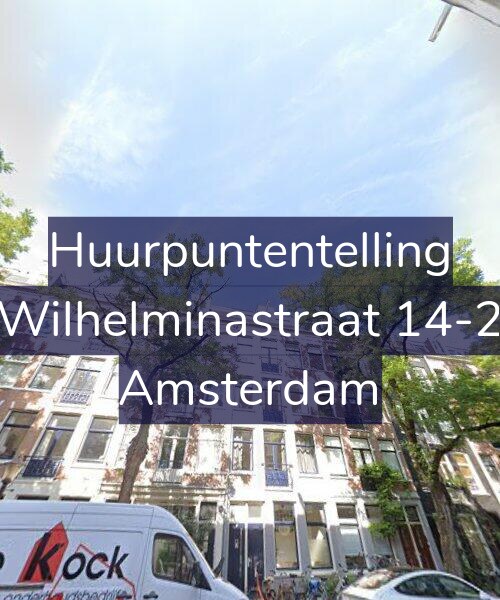 Foto gevel Huurpuntentelling voor Wilhelminastraat 14-2, Amsterdam