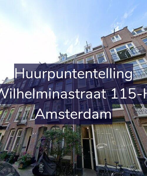 Foto gevel Huurpuntentelling voor Wilhelminastraat 115-H, Amsterdam