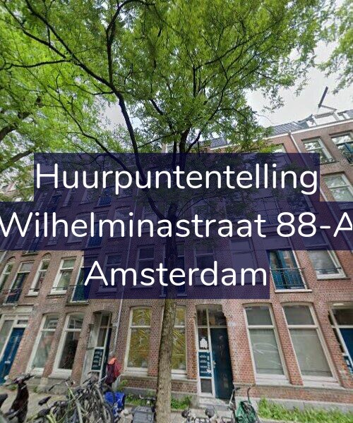 Foto gevel Huurpuntentelling voor Wilhelminastraat 88-A, Amsterdam