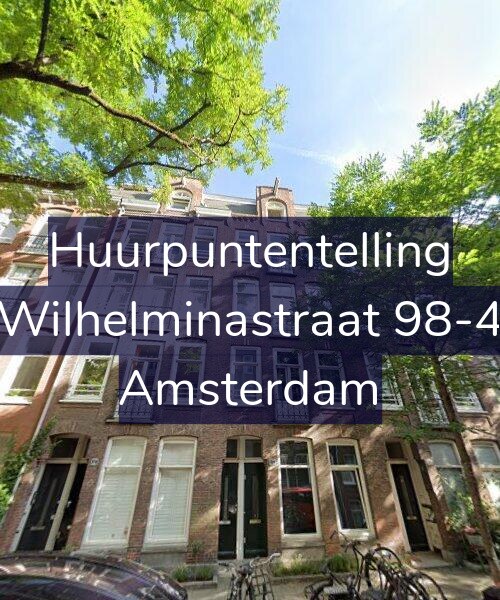 Foto gevel Huurpuntentelling voor Wilhelminastraat 98-4, Amsterdam