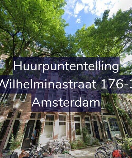 Foto gevel Huurpuntentelling voor Wilhelminastraat 176-3, Amsterdam