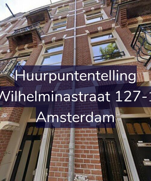 Foto gevel Huurpuntentelling voor Wilhelminastraat 127-1, Amsterdam