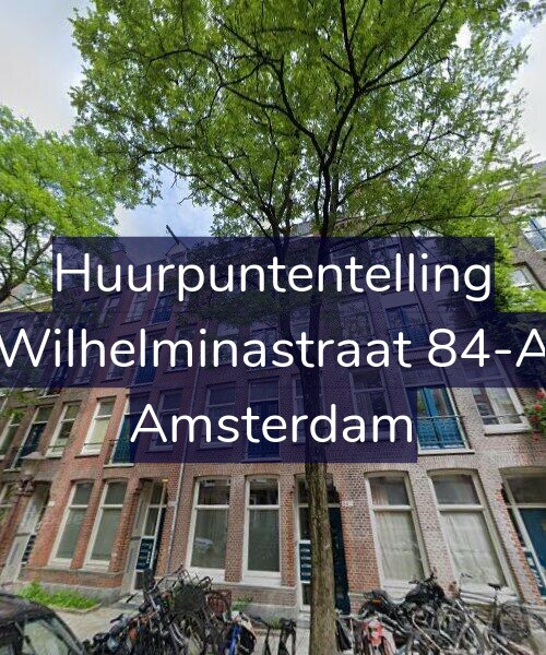 Foto gevel Huurpuntentelling voor Wilhelminastraat 84-A, Amsterdam
