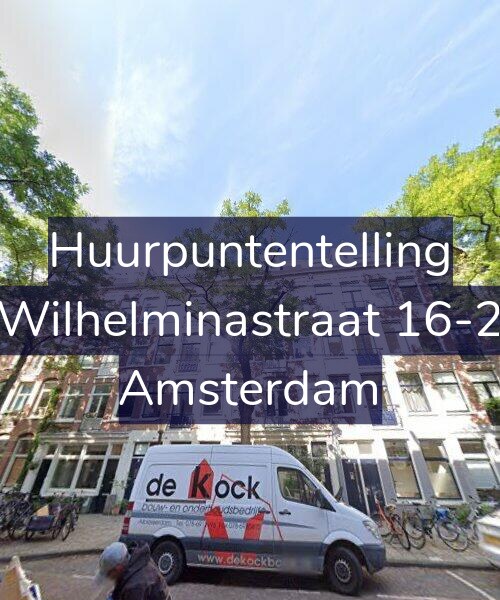 Foto gevel Huurpuntentelling voor Wilhelminastraat 16-2, Amsterdam