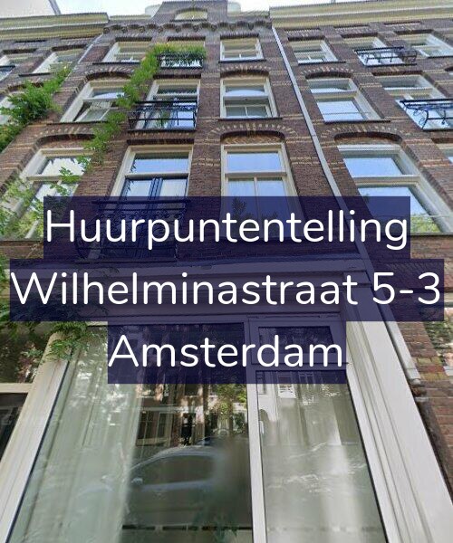 Foto gevel Huurpuntentelling voor Wilhelminastraat 5-3, Amsterdam