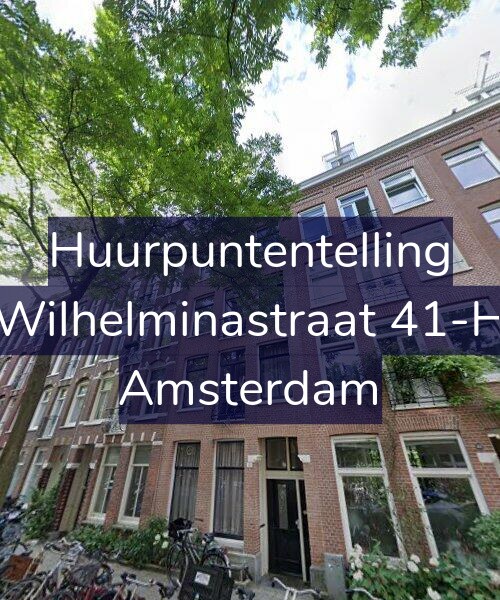 Foto gevel Huurpuntentelling voor Wilhelminastraat 41-H, Amsterdam