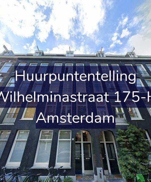 Foto gevel Huurpuntentelling voor Wilhelminastraat 175-H, Amsterdam