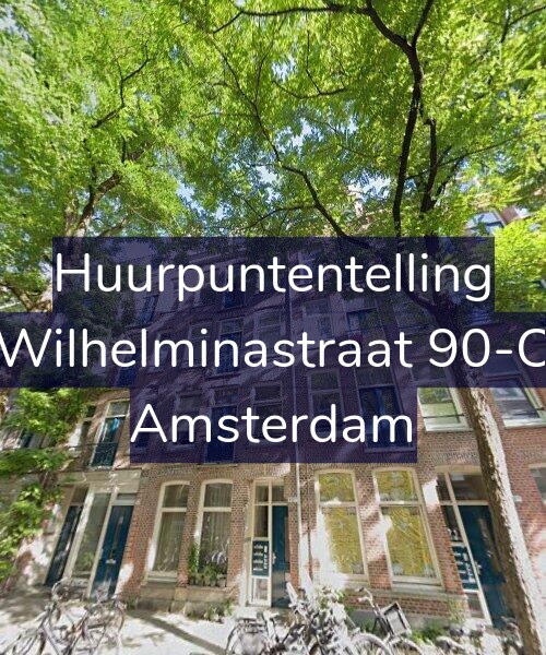 Foto gevel Huurpuntentelling voor Wilhelminastraat 90-C, Amsterdam