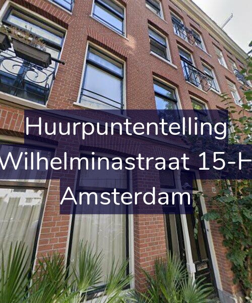 Foto gevel Huurpuntentelling voor Wilhelminastraat 15-H, Amsterdam