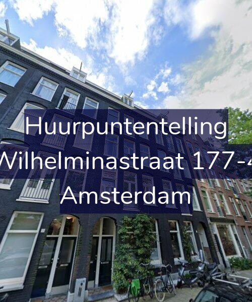 Foto gevel Huurpuntentelling voor Wilhelminastraat 177-4, Amsterdam