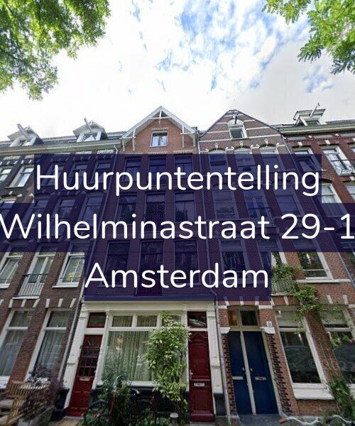 Foto gevel Huurpuntentelling voor Wilhelminastraat 29-1, Amsterdam