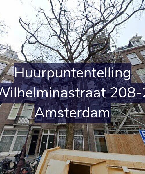 Foto gevel Huurpuntentelling voor Wilhelminastraat 208-2, Amsterdam