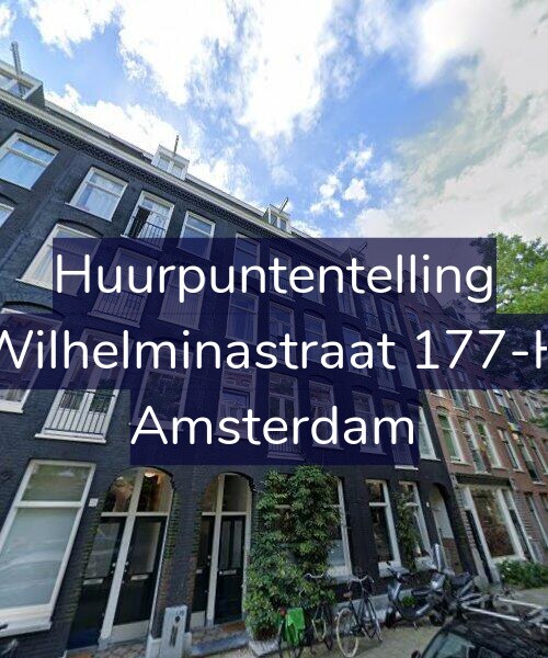 Foto gevel Huurpuntentelling voor Wilhelminastraat 177-H, Amsterdam