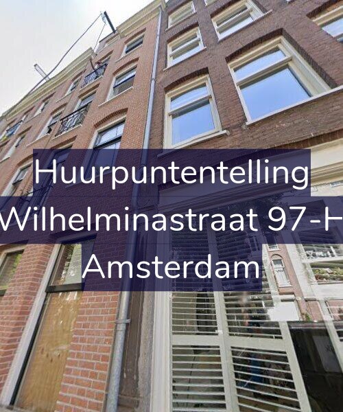 Foto gevel Huurpuntentelling voor Wilhelminastraat 97-H, Amsterdam
