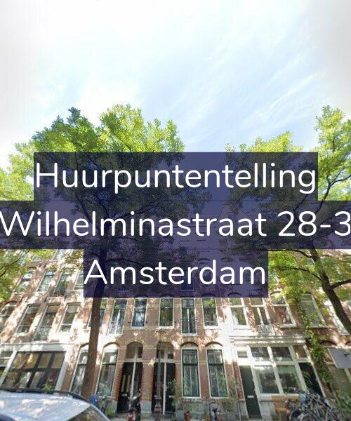 Foto gevel Huurpuntentelling voor Wilhelminastraat 28-3, Amsterdam
