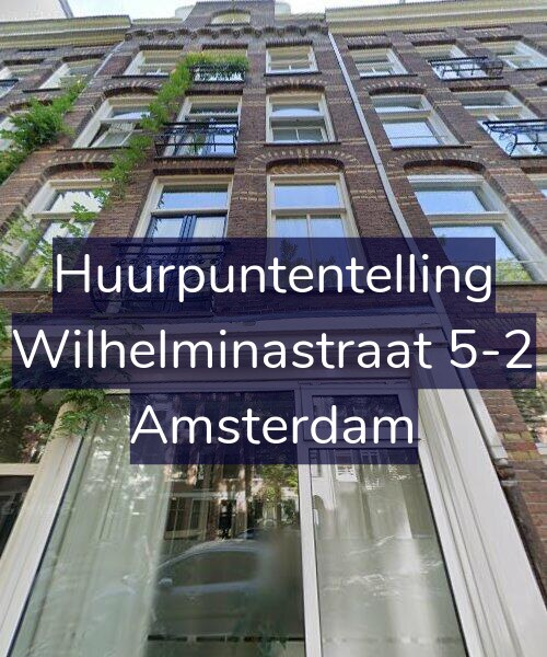 Foto gevel Huurpuntentelling voor Wilhelminastraat 5-2, Amsterdam