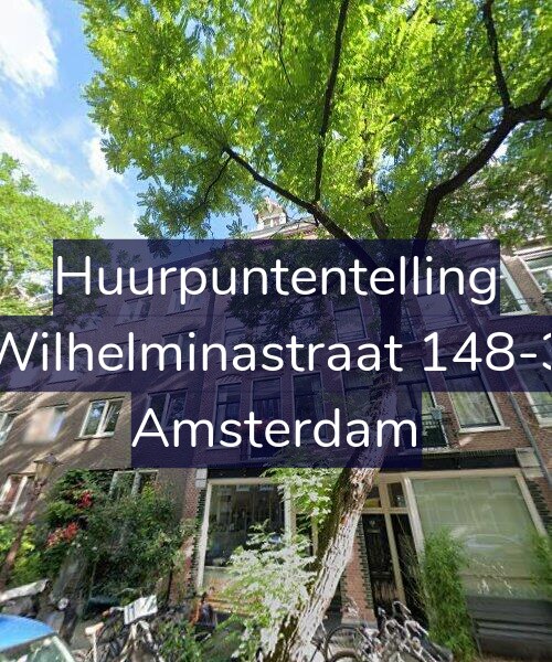 Foto gevel Huurpuntentelling voor Wilhelminastraat 148-3, Amsterdam
