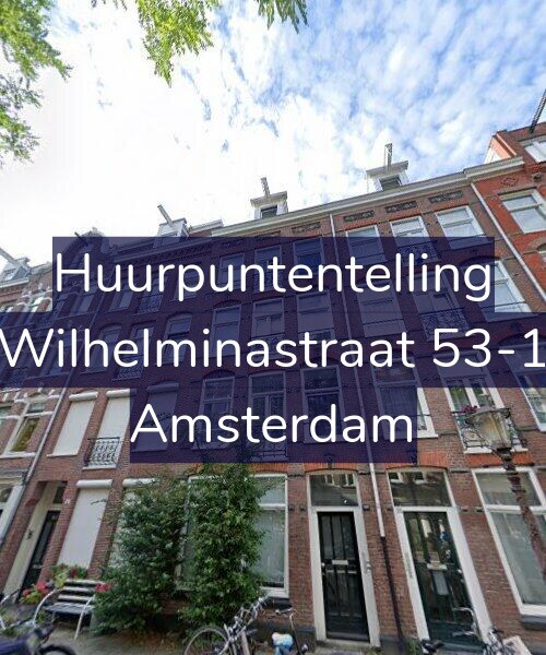 Foto gevel Huurpuntentelling voor Wilhelminastraat 53-1, Amsterdam