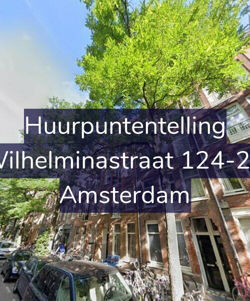 Foto gevel Huurpuntentelling voor Wilhelminastraat 124-2A, Amsterdam
