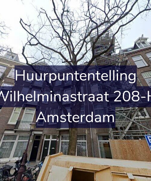 Foto gevel Huurpuntentelling voor Wilhelminastraat 208-H, Amsterdam