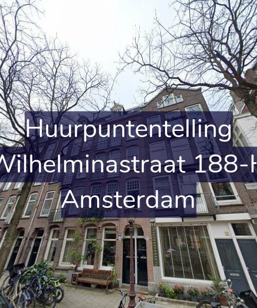 Foto gevel Huurpuntentelling voor Wilhelminastraat 188-H, Amsterdam
