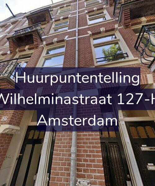 Foto gevel Huurpuntentelling voor Wilhelminastraat 127-H, Amsterdam