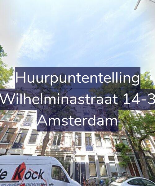 Foto gevel Huurpuntentelling voor Wilhelminastraat 14-3, Amsterdam