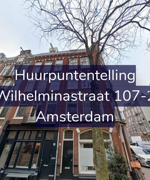 Foto gevel Huurpuntentelling voor Wilhelminastraat 107-2, Amsterdam