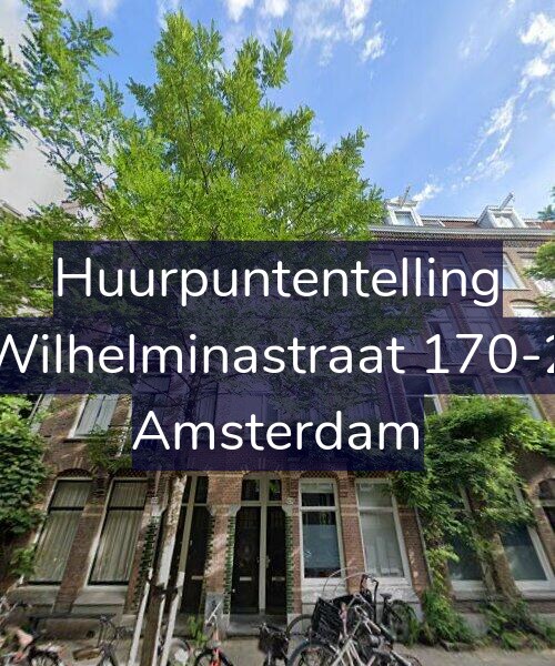 Foto gevel Huurpuntentelling voor Wilhelminastraat 170-2, Amsterdam