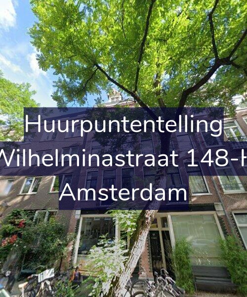 Foto gevel Huurpuntentelling voor Wilhelminastraat 148-H, Amsterdam