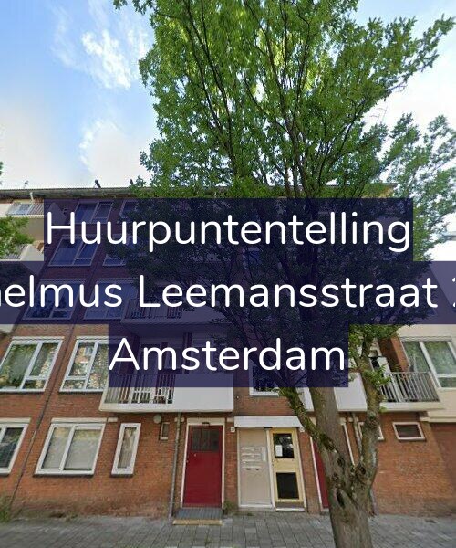 Foto gevel Huurpuntentelling voor Wilhelmus Leemansstraat 21-1, Amsterdam