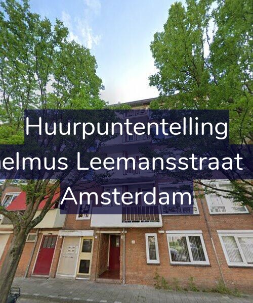 Foto gevel Huurpuntentelling voor Wilhelmus Leemansstraat 17-1, Amsterdam