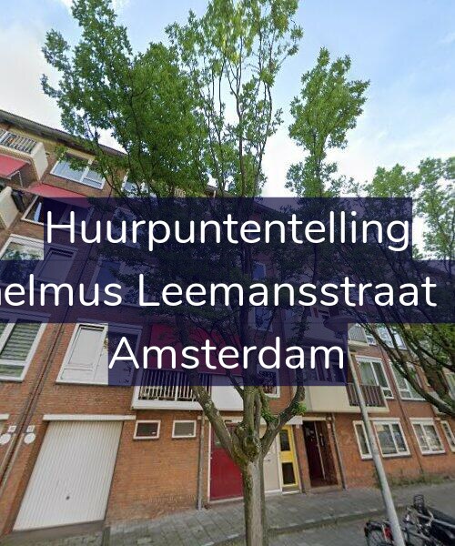 Foto gevel Huurpuntentelling voor Wilhelmus Leemansstraat 15-1, Amsterdam